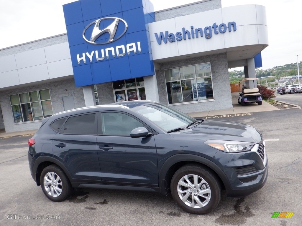 2019 Tucson Value AWD - Dusk Blue / Black photo #2