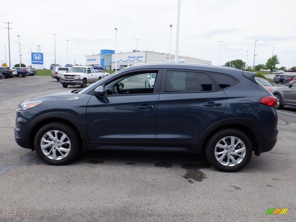 2019 Tucson Value AWD - Dusk Blue / Black photo #6