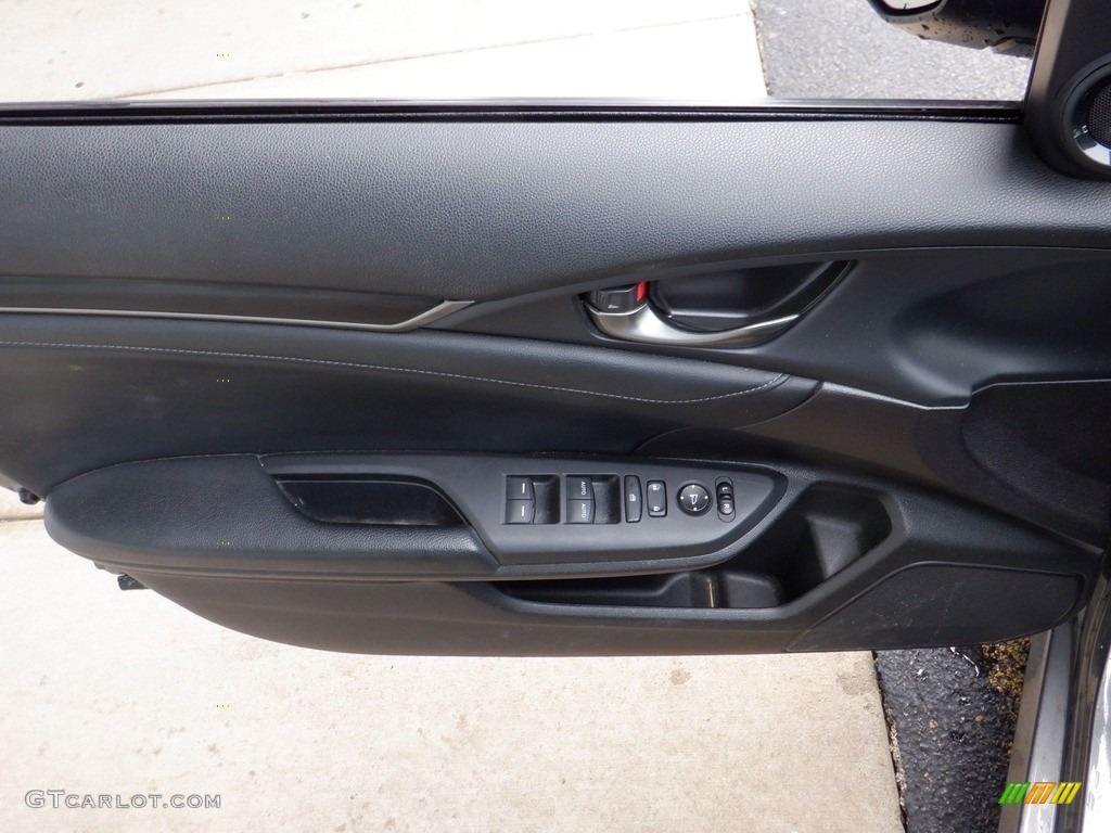 2020 Civic EX-L Hatchback - Polished Metal Metallic / Black photo #12
