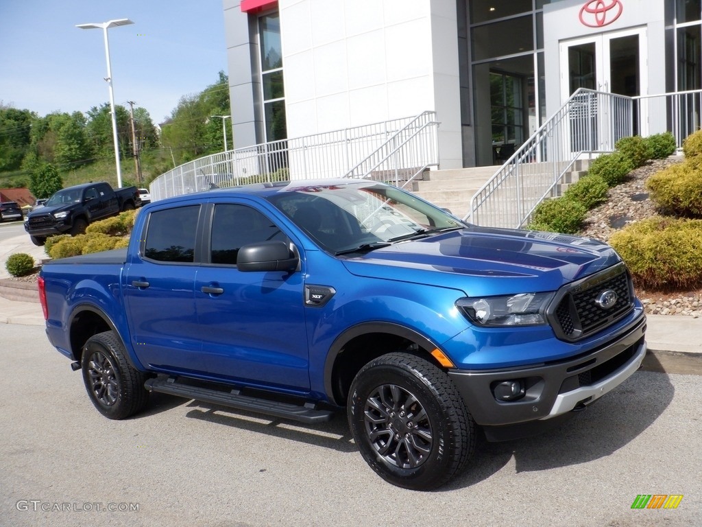 2019 Ranger XLT SuperCrew 4x4 - Lightning Blue Metallic / Ebony photo #1