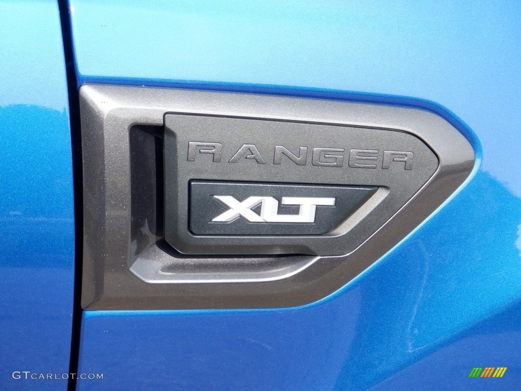 2019 Ranger XLT SuperCrew 4x4 - Lightning Blue Metallic / Ebony photo #12