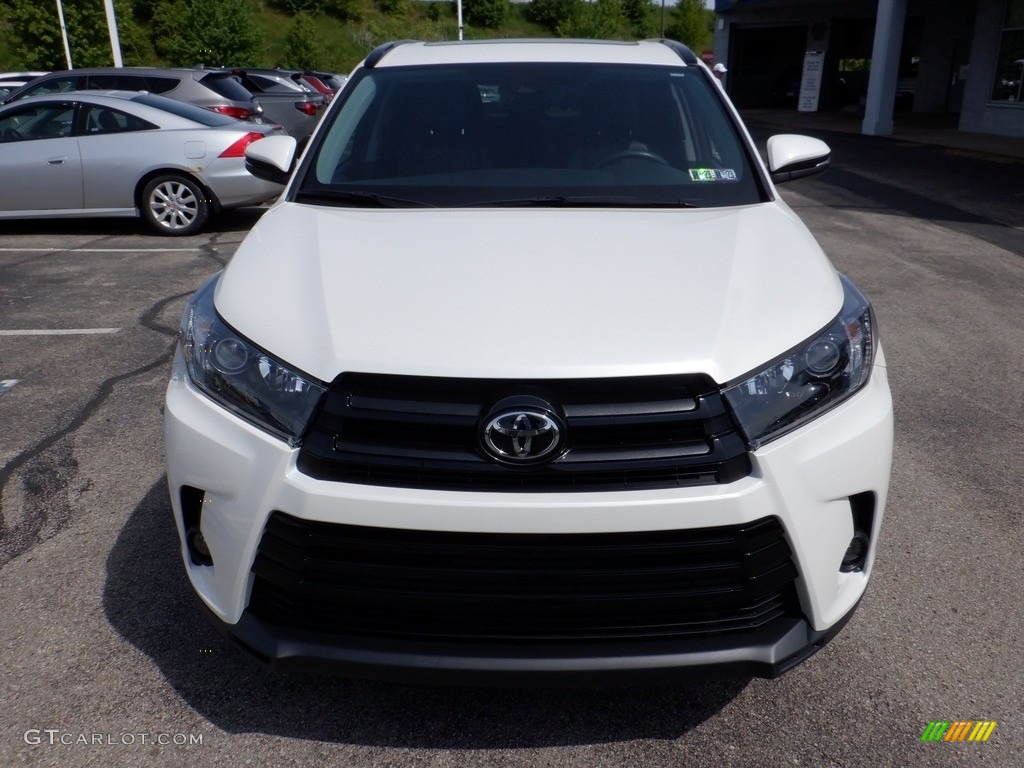 2019 Highlander SE AWD - Blizzard Pearl White / Black photo #5