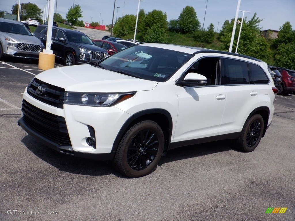 2019 Highlander SE AWD - Blizzard Pearl White / Black photo #6