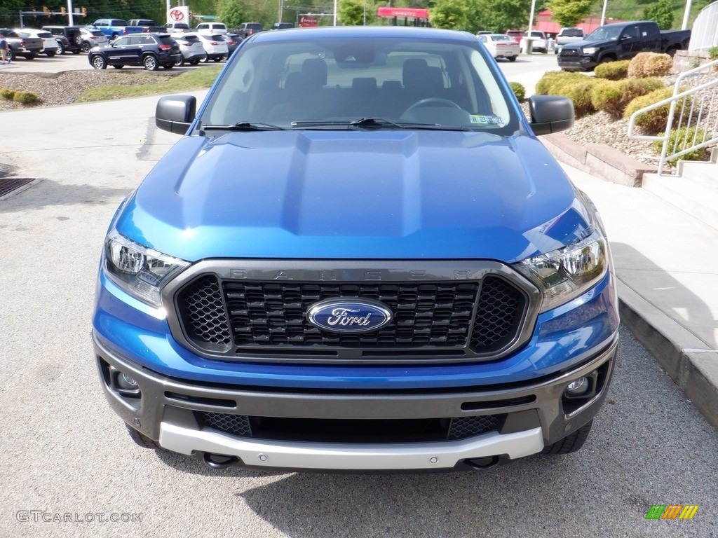 2019 Ranger XLT SuperCrew 4x4 - Lightning Blue Metallic / Ebony photo #14