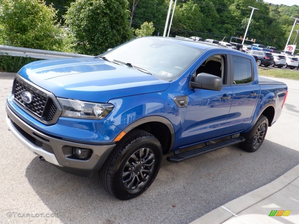 2019 Ranger XLT SuperCrew 4x4 - Lightning Blue Metallic / Ebony photo #15