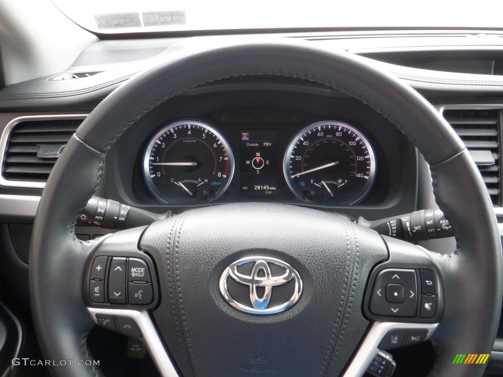 2019 Highlander SE AWD - Blizzard Pearl White / Black photo #28