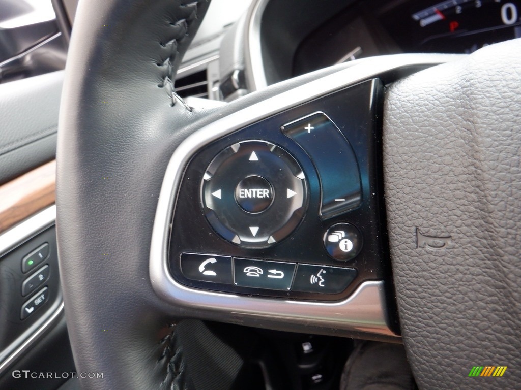 2022 Honda CR-V EX-L AWD Black Steering Wheel Photo #146136346