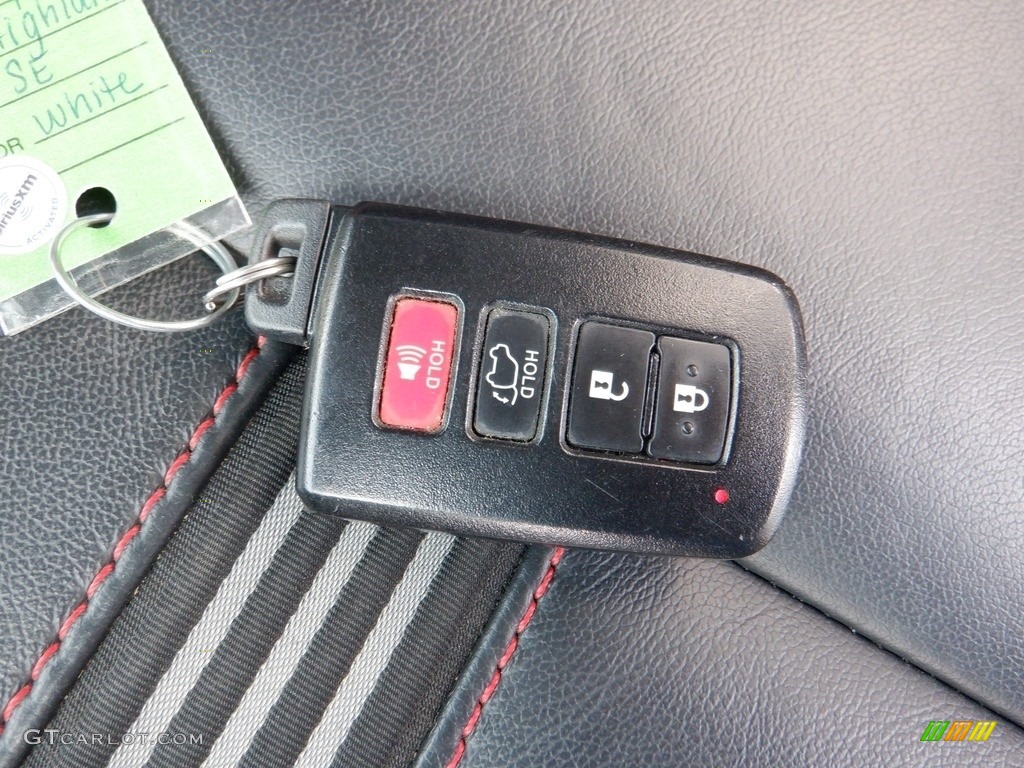 2019 Highlander SE AWD - Blizzard Pearl White / Black photo #40