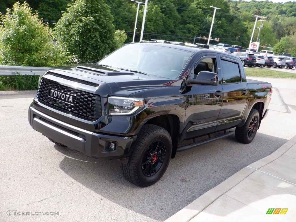 2019 Tundra TRD Pro CrewMax 4x4 - Midnight Black Metallic / TRD Pro Black w/Red Accent photo #16