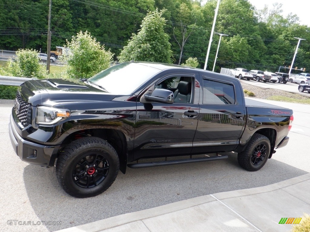 2019 Tundra TRD Pro CrewMax 4x4 - Midnight Black Metallic / TRD Pro Black w/Red Accent photo #17
