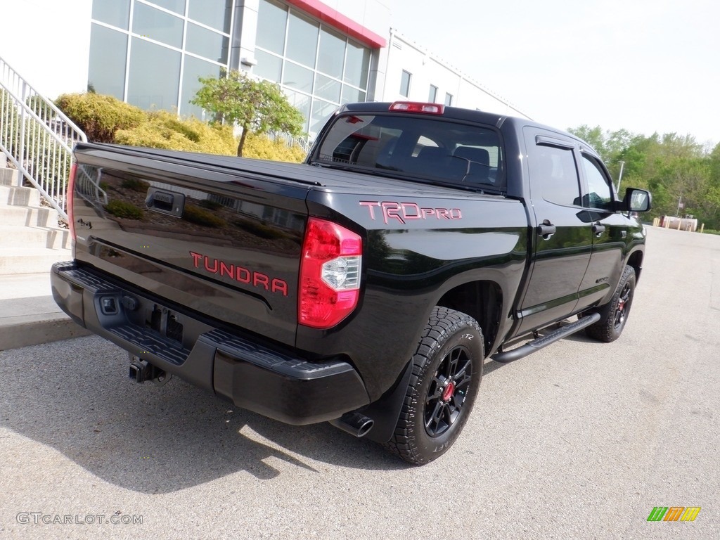 2019 Tundra TRD Pro CrewMax 4x4 - Midnight Black Metallic / TRD Pro Black w/Red Accent photo #21