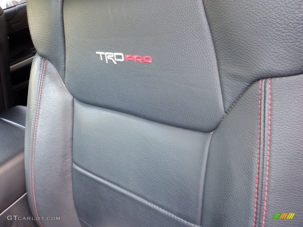 2019 Tundra TRD Pro CrewMax 4x4 - Midnight Black Metallic / TRD Pro Black w/Red Accent photo #30