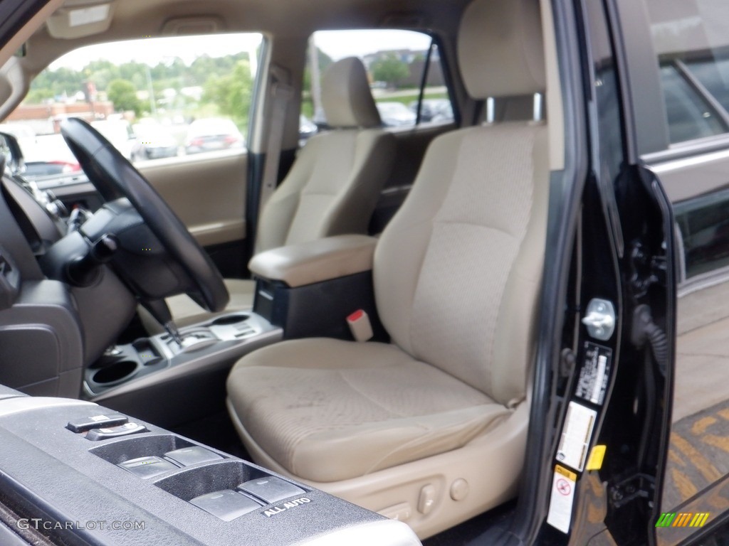 2018 4Runner SR5 4x4 - Midnight Black Metallic / Sand Beige photo #13