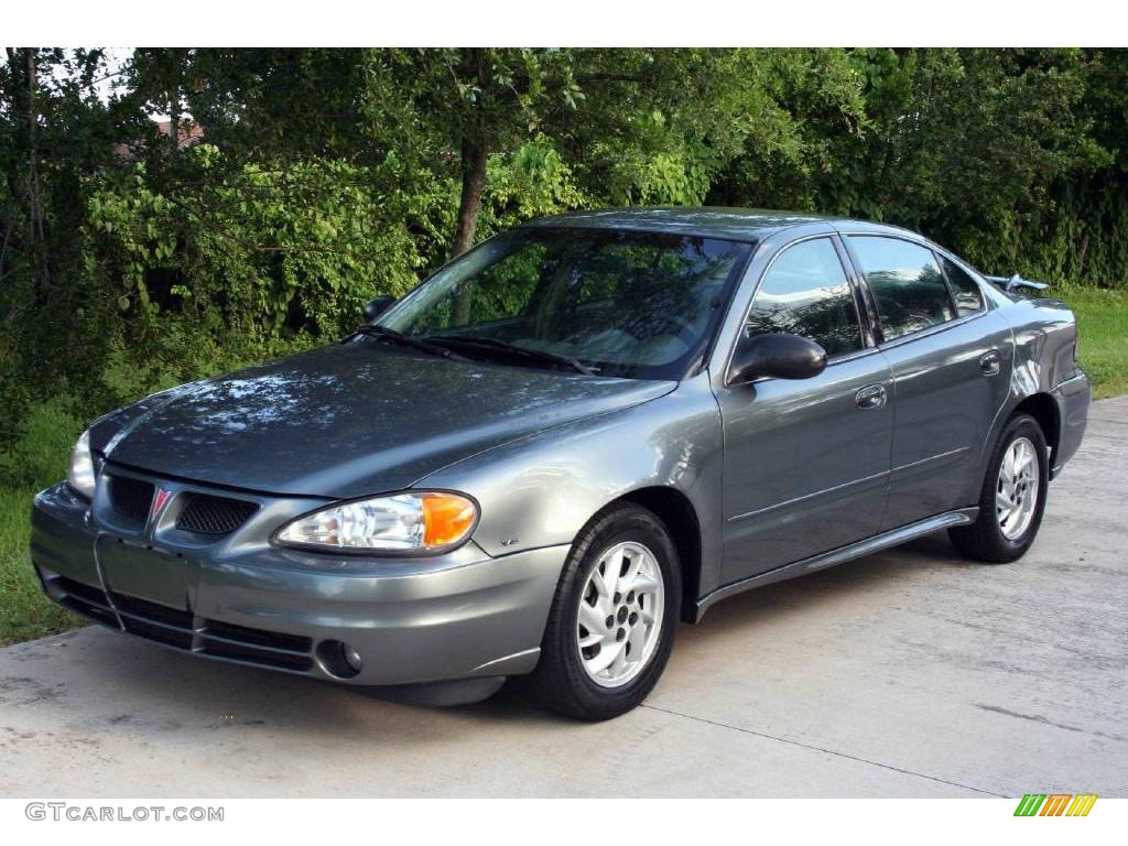 2003 Grand Am SE Sedan - Greystone Metallic / Dark Pewter photo #1