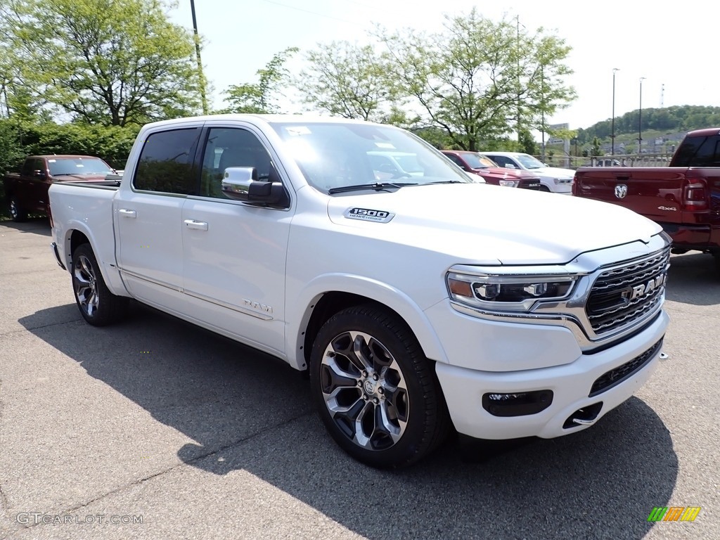 2023 1500 Limited Crew Cab 4x4 - Ivory White Tri-Coat Pearl / Indigo/Sea Salt photo #7