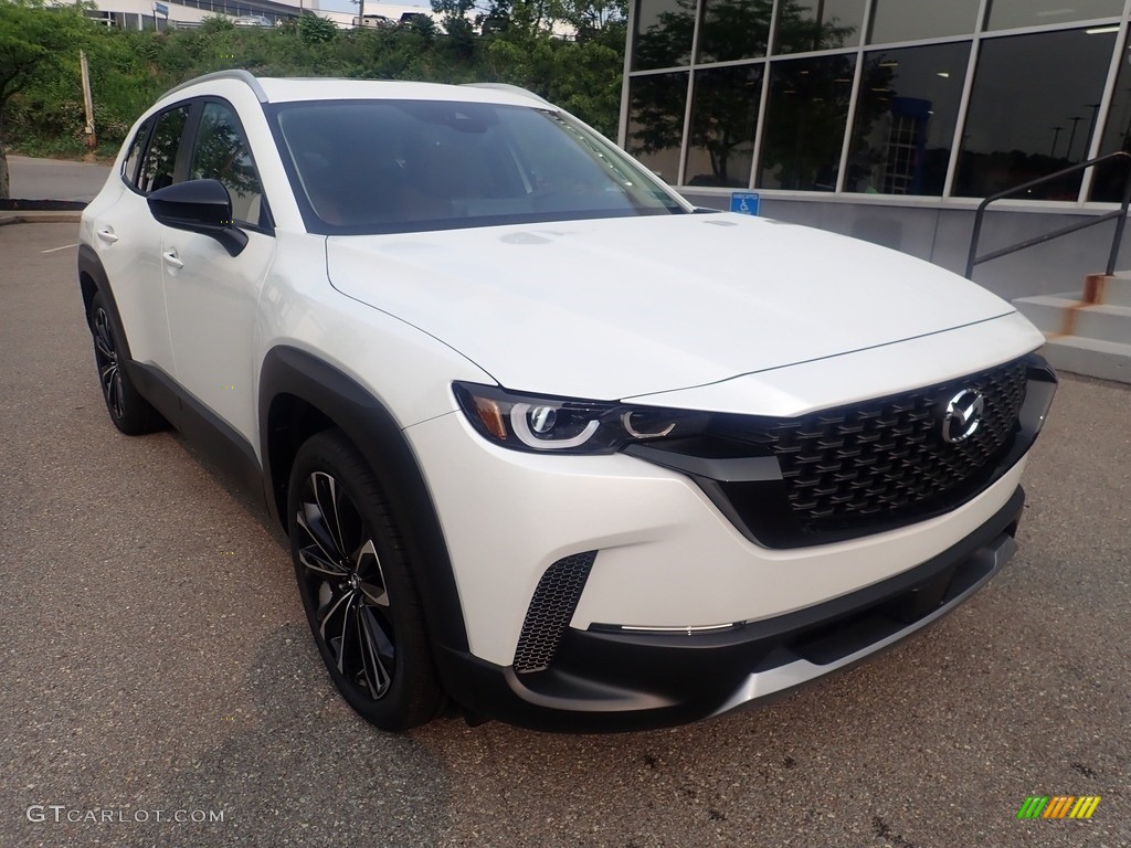 2023 CX-50 Turbo AWD - Wind Chill Pearl / Terracotta photo #9