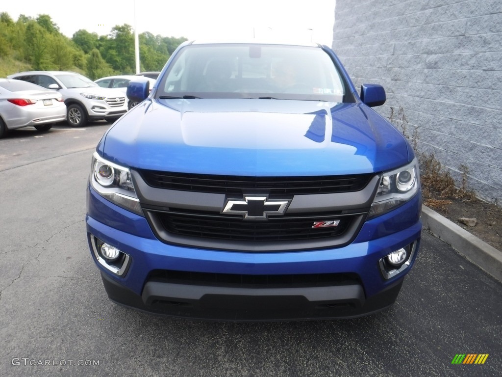 2019 Colorado Z71 Crew Cab 4x4 - Kinetic Blue Metallic / Jet Black/Dark Ash photo #7
