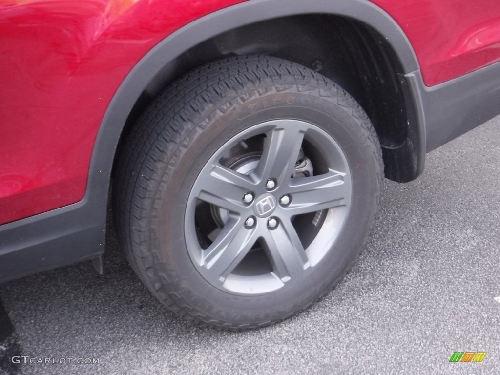 2022 Ridgeline RTL-E AWD - Radiant Red Metallic II / Black photo #3