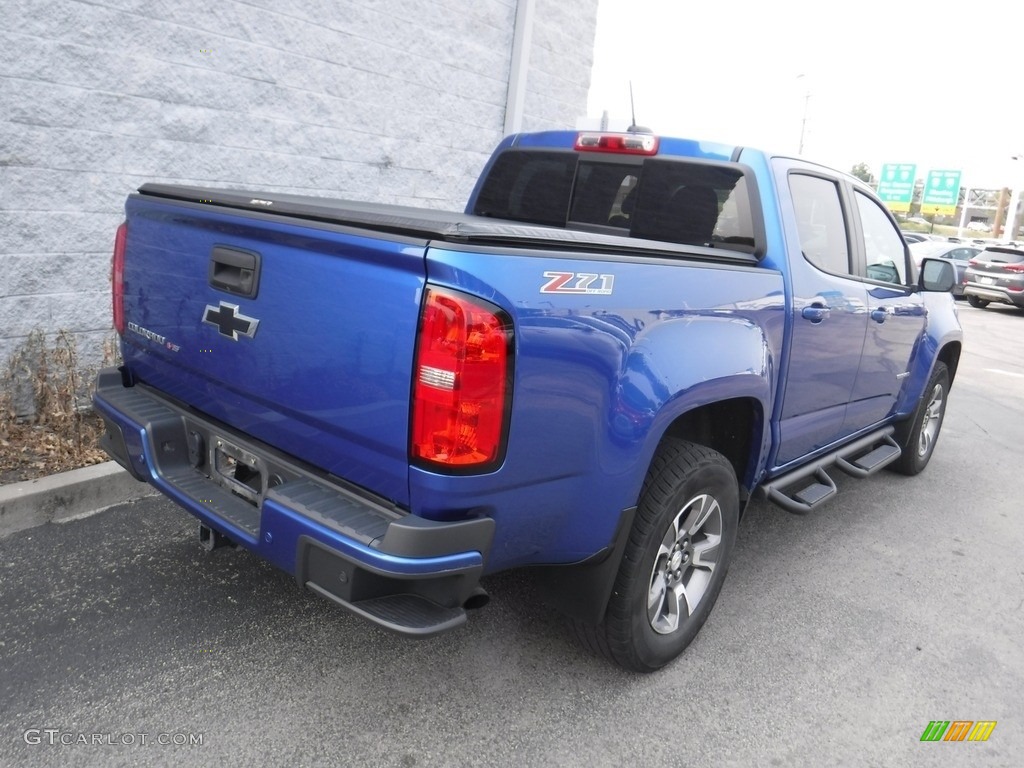 2019 Colorado Z71 Crew Cab 4x4 - Kinetic Blue Metallic / Jet Black/Dark Ash photo #14