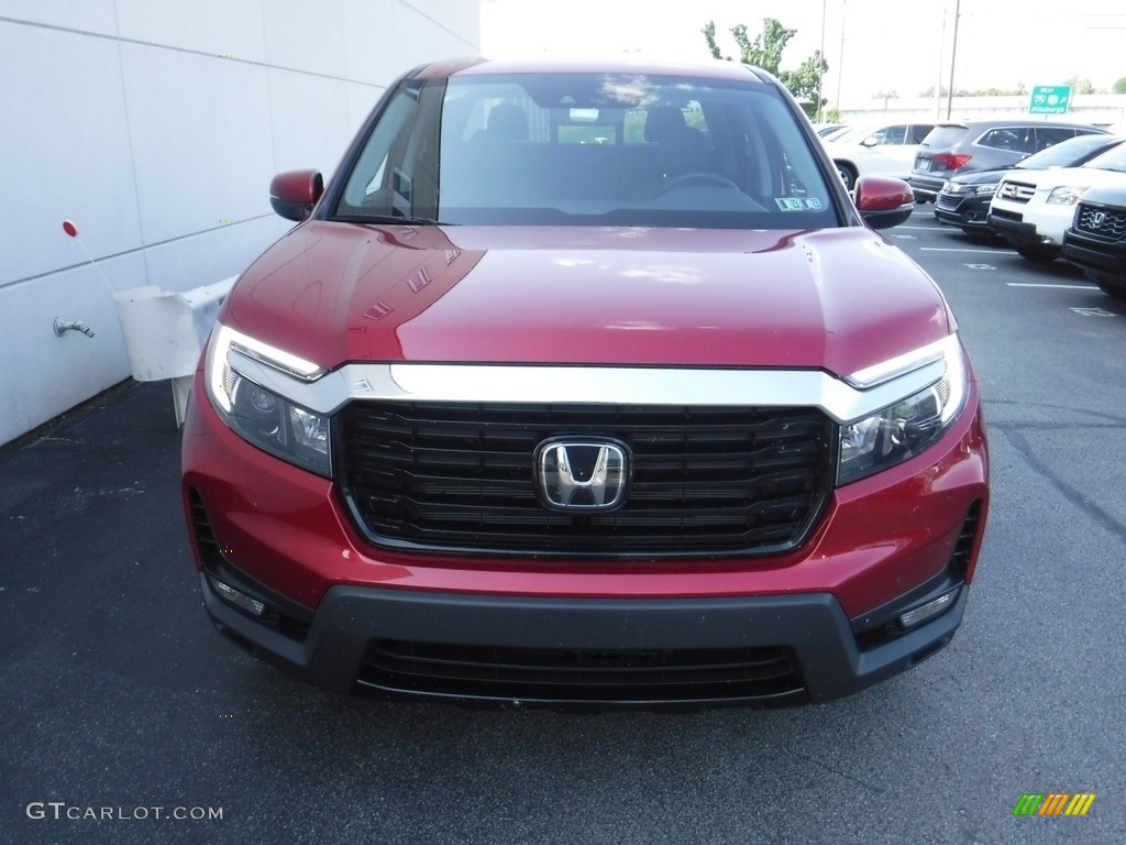 2022 Ridgeline RTL-E AWD - Radiant Red Metallic II / Black photo #6