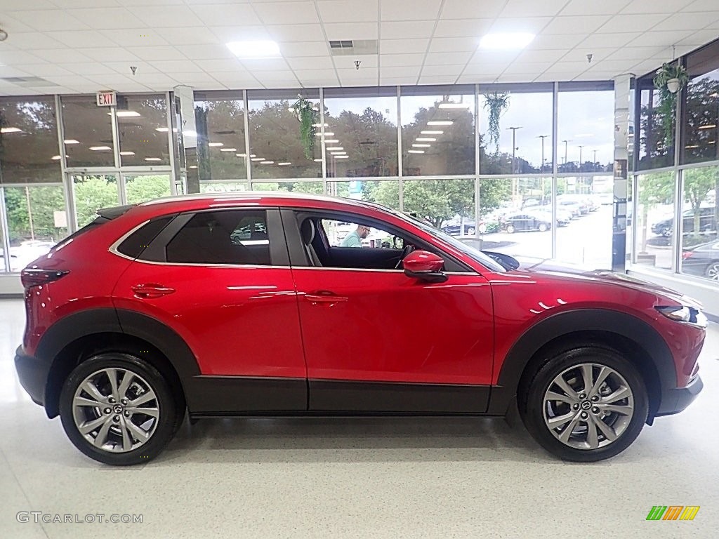 2023 CX-30 S Preferred AWD - Soul Red Crystal Metallic / White photo #1