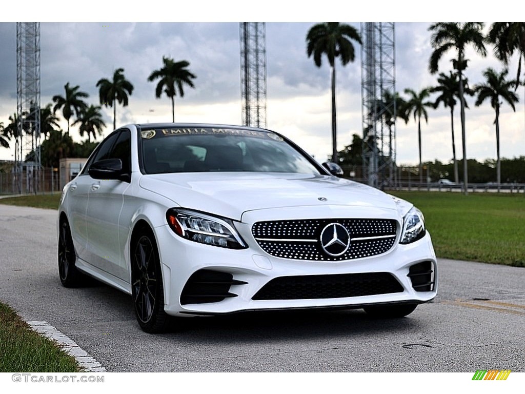 Polar White 2019 Mercedes-Benz C 300 Sedan Exterior Photo #146142654