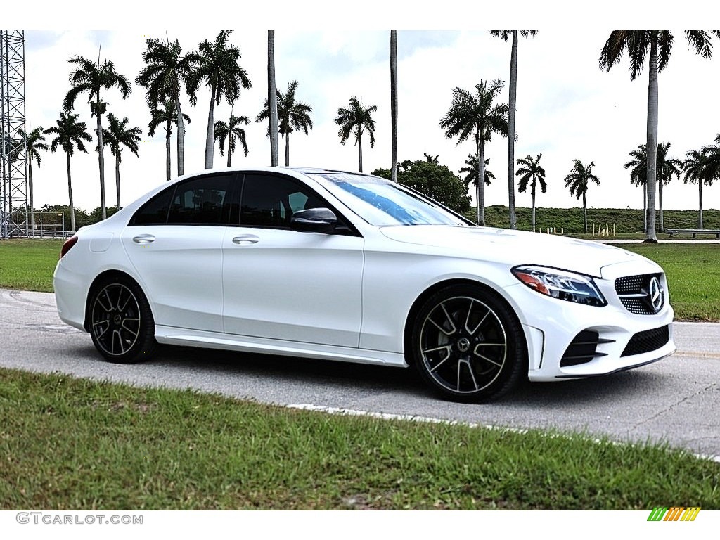 Polar White 2019 Mercedes-Benz C 300 Sedan Exterior Photo #146142681
