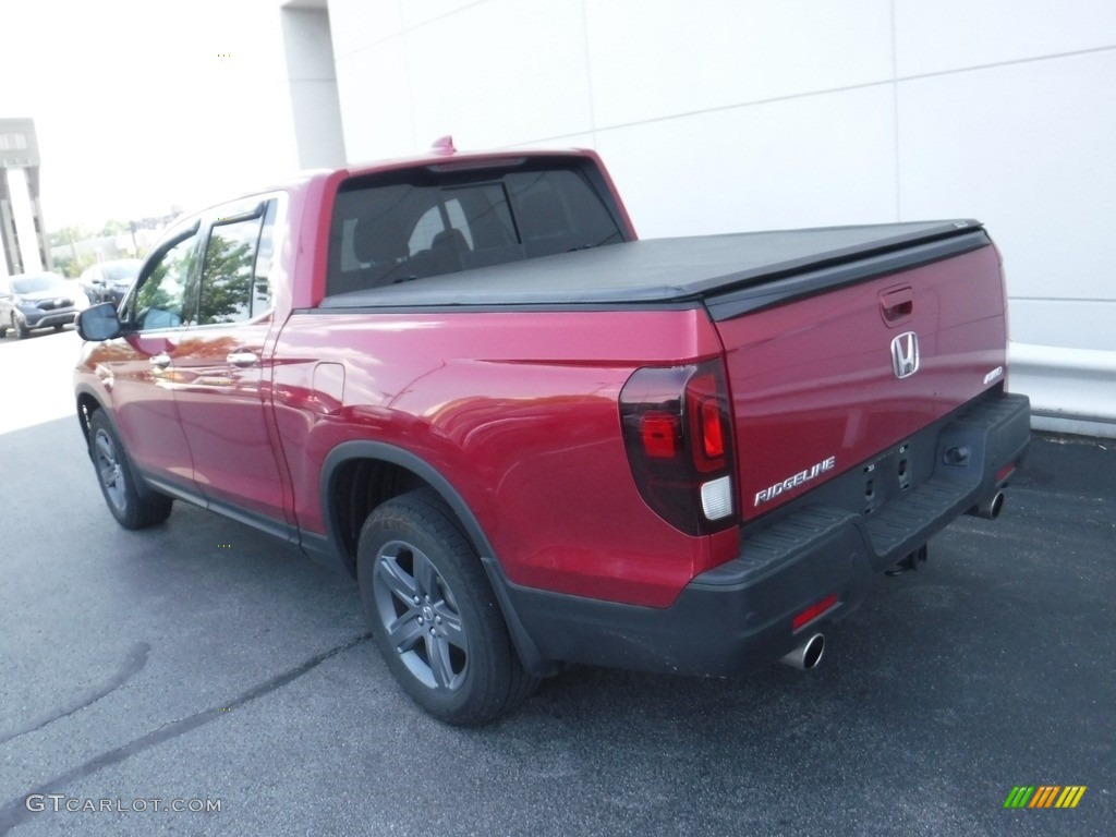 2022 Ridgeline RTL-E AWD - Radiant Red Metallic II / Black photo #12