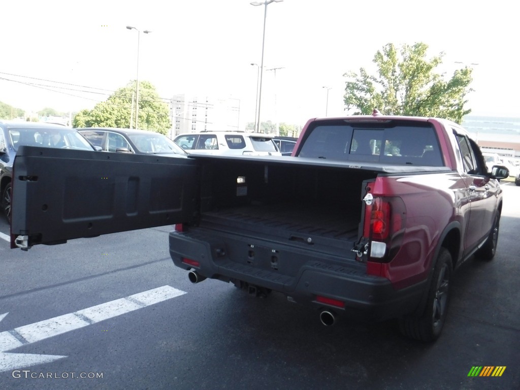 2022 Ridgeline RTL-E AWD - Radiant Red Metallic II / Black photo #14