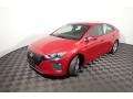 2019 Scarlet Red Pearl Hyundai Ioniq Hybrid Blue  photo #9