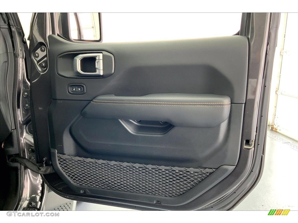 2021 Jeep Wrangler Unlimited High Altitude 4xe Hybrid Black Door Panel Photo #146143068