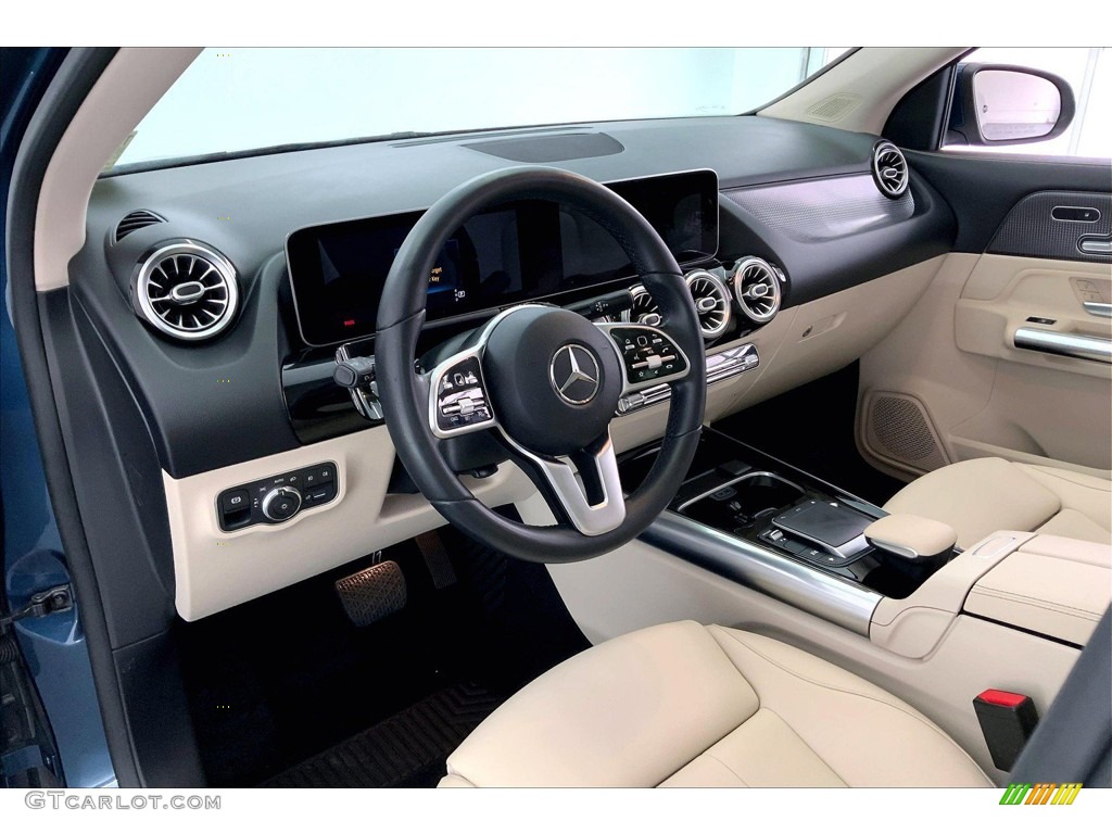 2021 GLA 250 - Denim Blue Metallic / Macchiato Beige photo #14