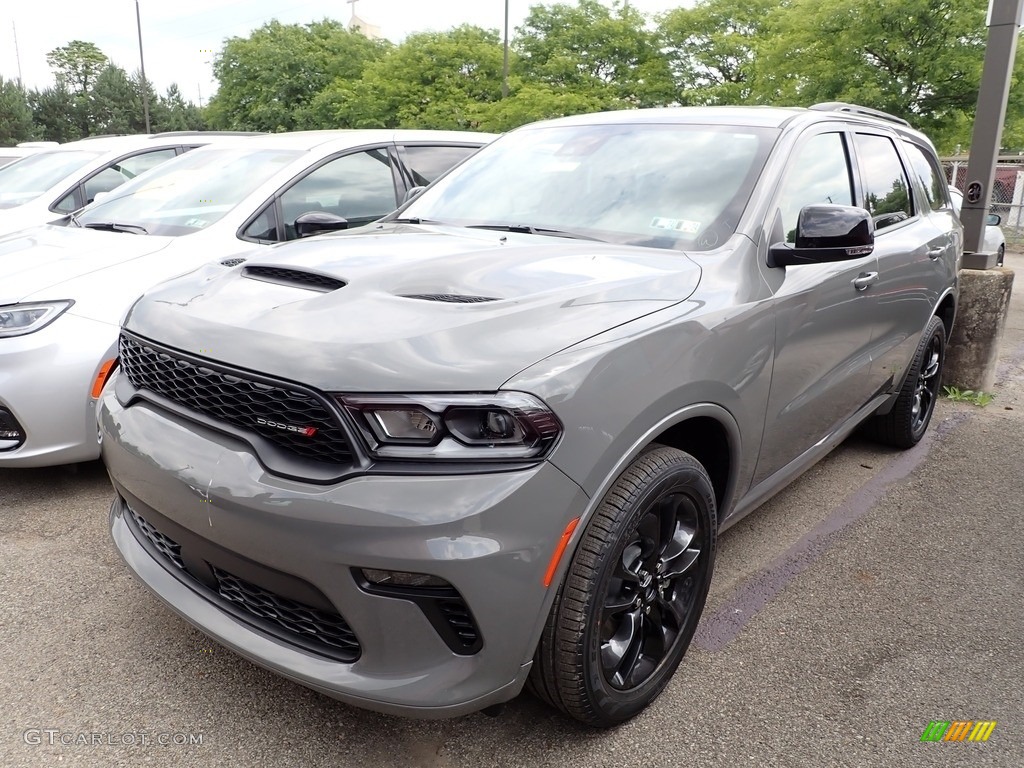 2022 Durango GT Blacktop AWD - Destroyer Gray / Black photo #6