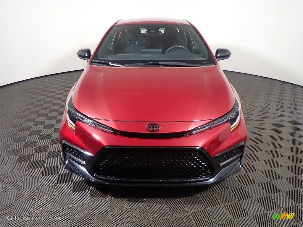 2022 Corolla SE Nightshade - Ruby Flare Pearl / Black photo #4