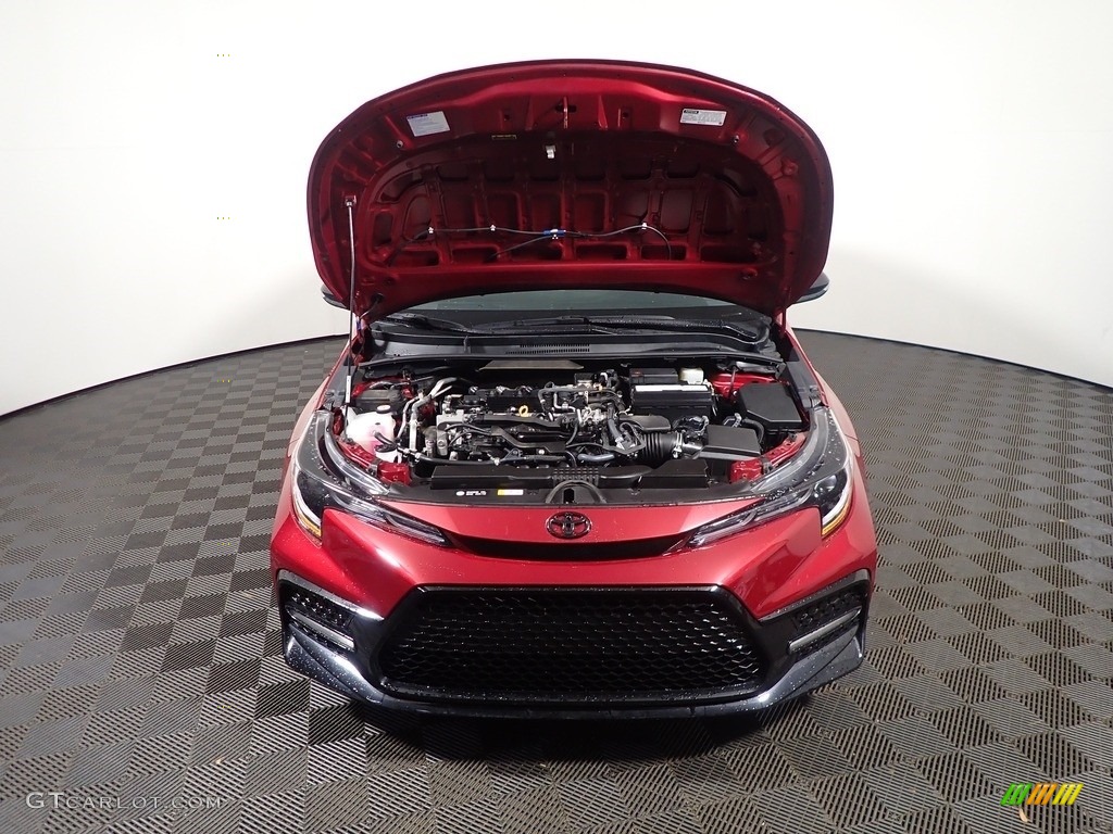2022 Corolla SE Nightshade - Ruby Flare Pearl / Black photo #5