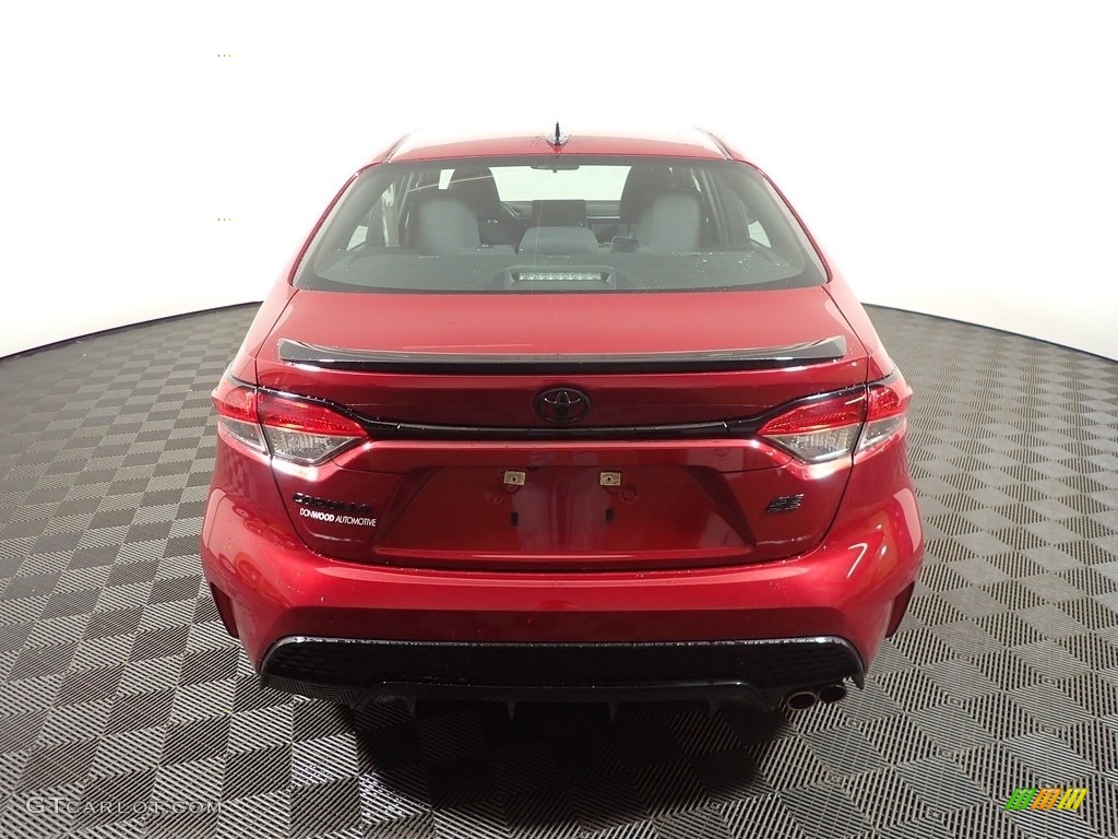 2022 Corolla SE Nightshade - Ruby Flare Pearl / Black photo #12