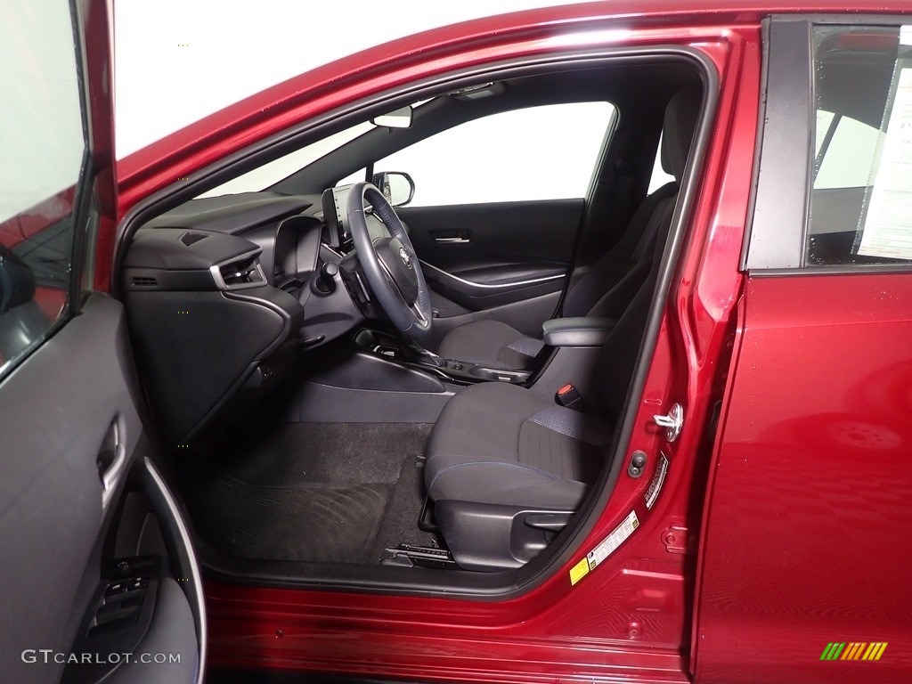 2022 Corolla SE Nightshade - Ruby Flare Pearl / Black photo #19