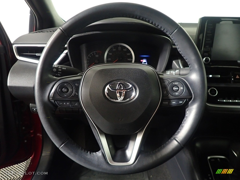 2022 Toyota Corolla SE Nightshade Black Steering Wheel Photo #146144508