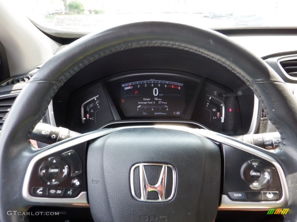 2020 Honda CR-V EX-L AWD Black Steering Wheel Photo #146144511