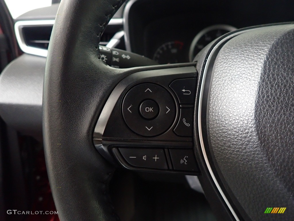 2022 Toyota Corolla SE Nightshade Black Steering Wheel Photo #146144529