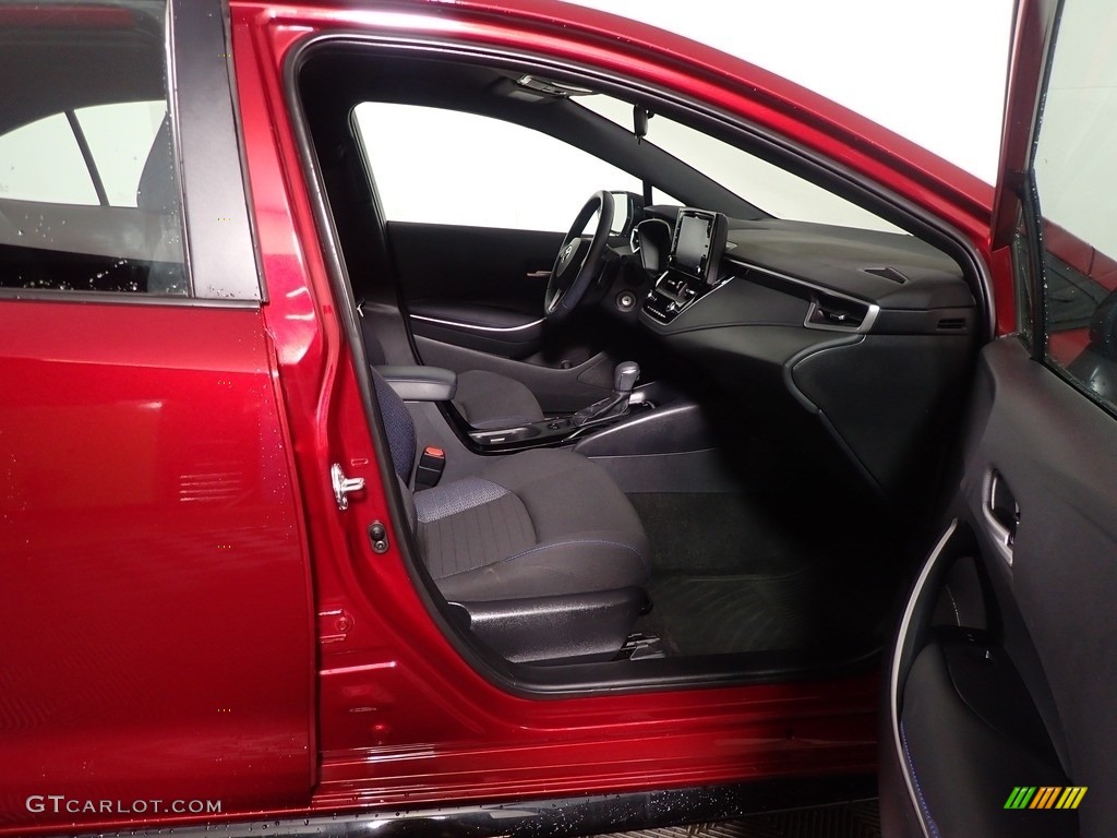 2022 Corolla SE Nightshade - Ruby Flare Pearl / Black photo #34