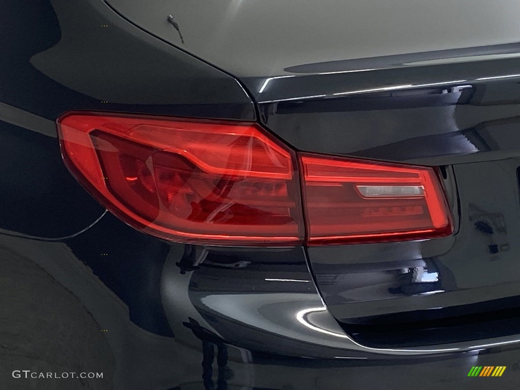 2020 5 Series 540i Sedan - Black Sapphire Metallic / Ivory White photo #8