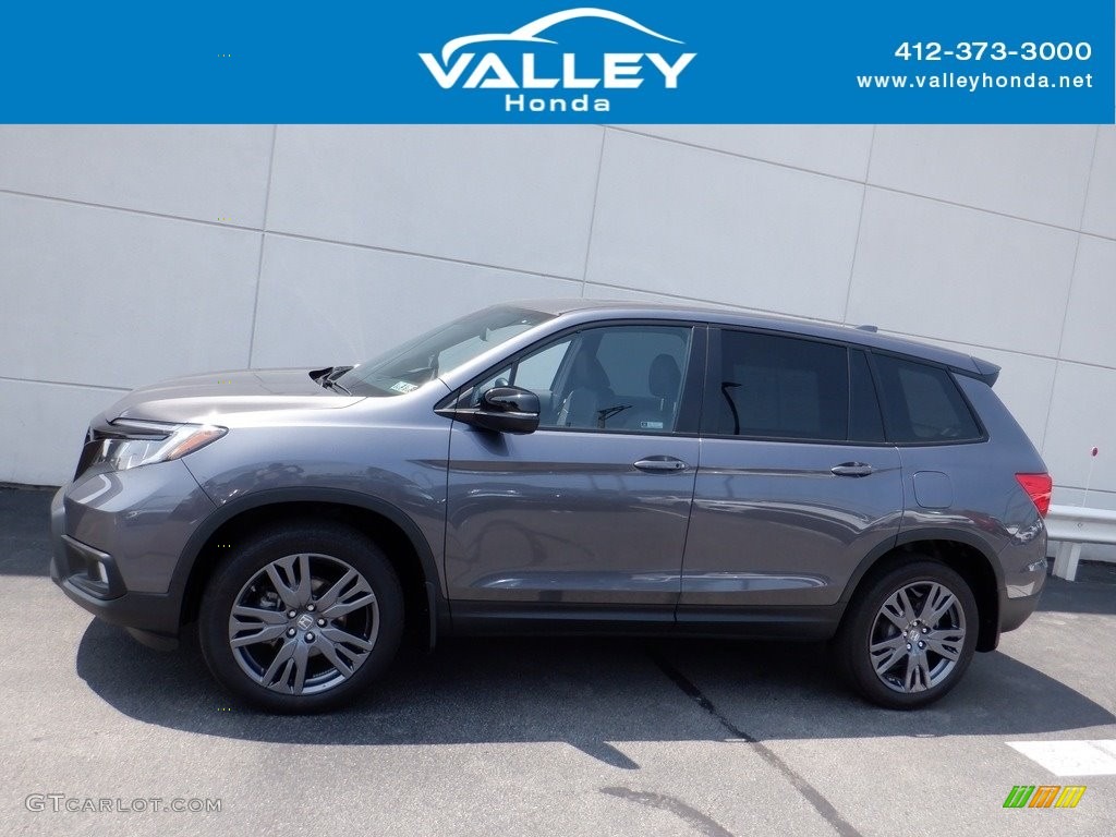 2021 Passport EX-L AWD - Modern Steel Metallic / Black photo #2