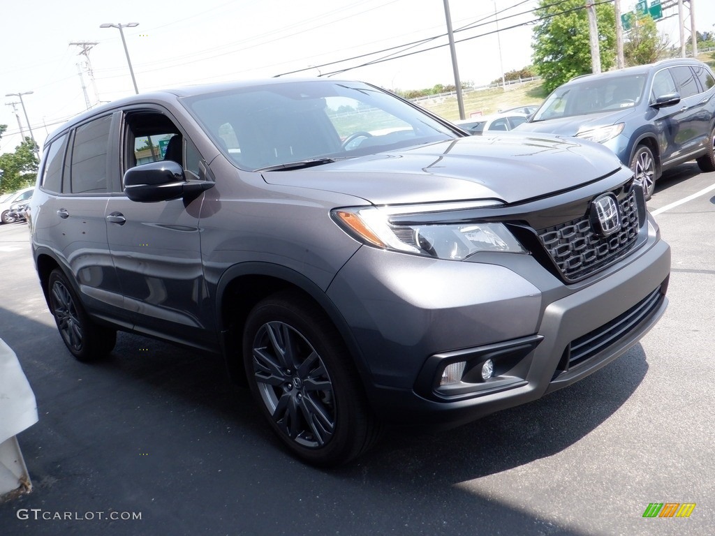 2021 Passport EX-L AWD - Modern Steel Metallic / Black photo #6