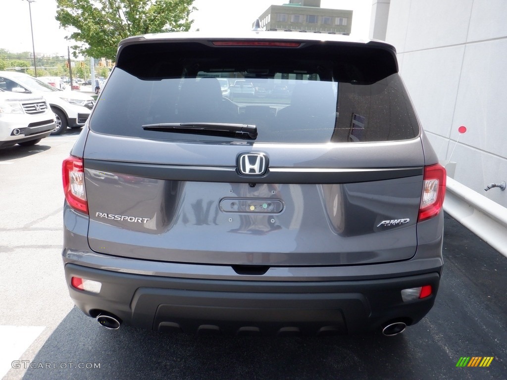 2021 Passport EX-L AWD - Modern Steel Metallic / Black photo #8