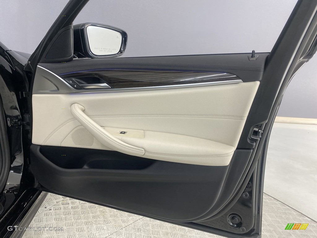 2020 5 Series 540i Sedan - Black Sapphire Metallic / Ivory White photo #31