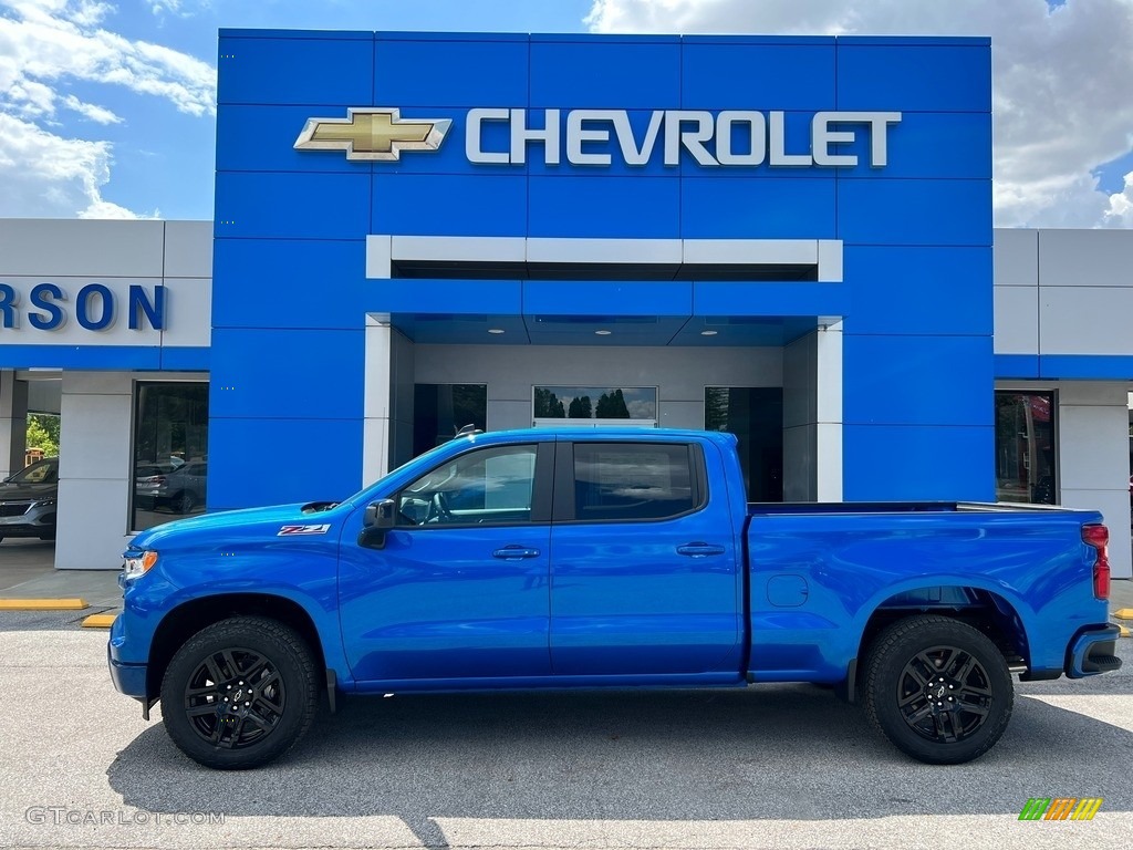 Glacier Blue Metallic 2023 Chevrolet Silverado 1500 RST Crew Cab 4x4 Exterior Photo #146145951