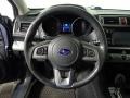 Slate Black 2015 Subaru Outback 2.5i Steering Wheel