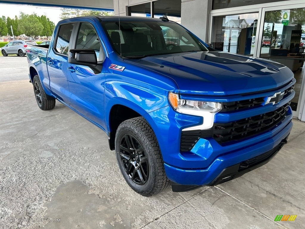 Glacier Blue Metallic 2023 Chevrolet Silverado 1500 RST Crew Cab 4x4 Exterior Photo #146146056