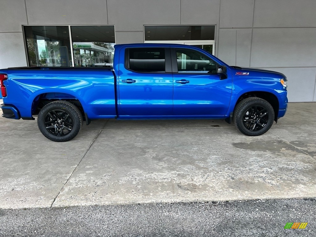 2023 Silverado 1500 RST Crew Cab 4x4 - Glacier Blue Metallic / Jet Black photo #6